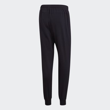 Pantaloni Essentials Plain Tapered Stanford Nero Uomo Sportswear