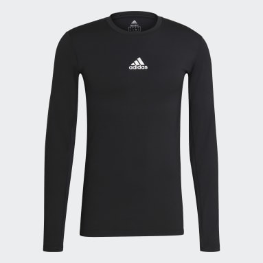 Camiseta Manga Longa Compression Preto Homem Futebol