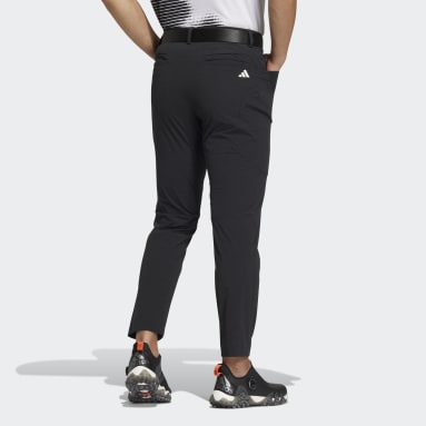 Men Golf Black Side Pocket Lightweight Ankle Pants