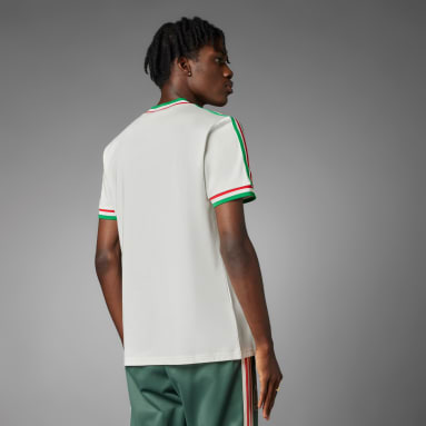 Camiseta segunda equipación México 1985 Blanco Fútbol