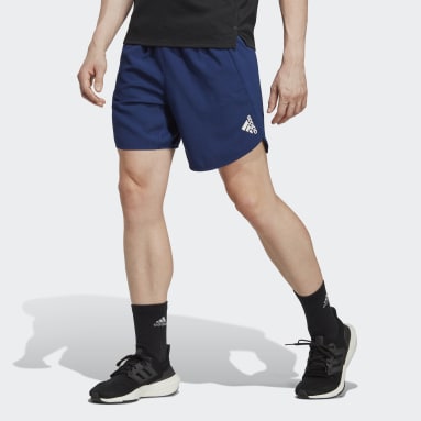 Men Gym & Training Blue Designed for Training Shorts