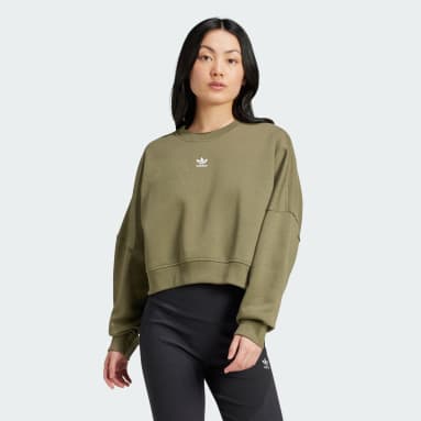 Khaki adidas jumper womens outlet