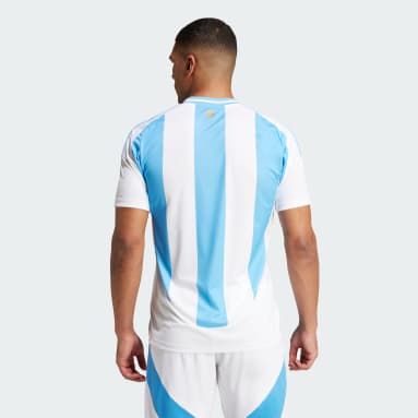 Camiseta Local Selección Argentina 24 Blanco Hombre Fútbol