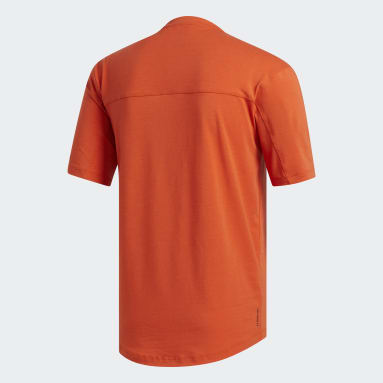 T-shirt City Base Arancione Uomo Fitness & Training