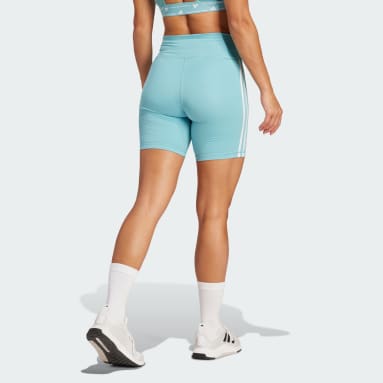 Leggings corti da allenamento Essentials 3-Stripes High-Waisted