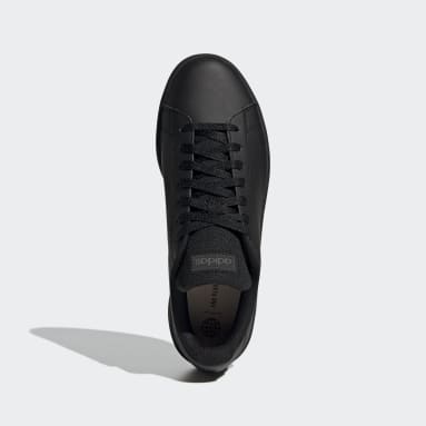 Baskets adidas garçon en cuir blanc avec logo noir | Rue Des Hommes