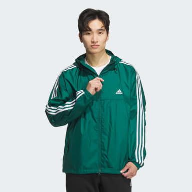 에센셜+ 루즈 핏 3S 메쉬 라인드 윈드브레이커 재킷