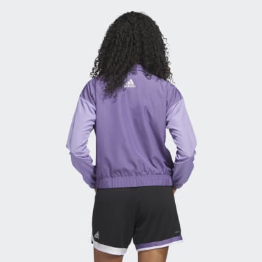 Women Basketball Purple Candace Parker Royalty Jacket