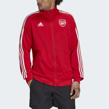Men Football Red Arsenal DNA 3-Stripes Track Top