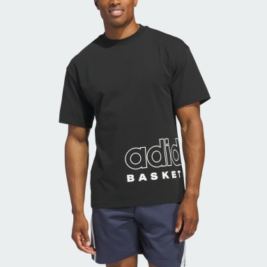 Adidas sticker t hotsell shirt