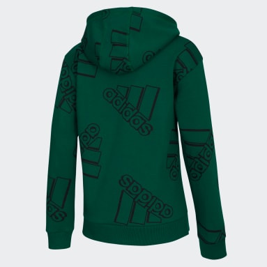 Youth Training Green Brand Love Pullover Hoodie