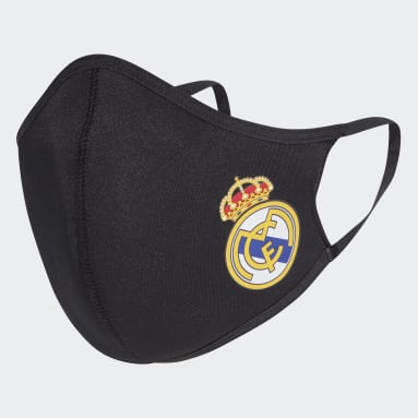 Sportswear Sort Real Madrid 3-Pack stofmasker, M/L