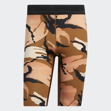 Mallas Cortas HEAT.RDY Techfit Camo Blanco Hombre Training