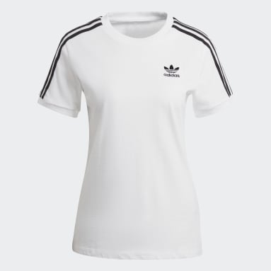 Frauen Originals adicolor Classics 3-Streifen T-Shirt Weiß