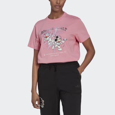 Camiseta Disney Graphic Rosa Mujer Originals