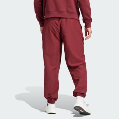Herr Livsstil Burgundy FC Bayern LFSTLR Woven Byxor