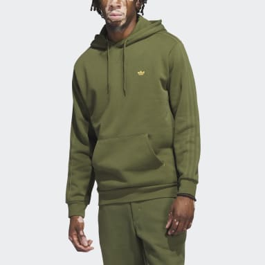 Sweat-shirt à capuche épais Shmoofoil vert Hommes Originals