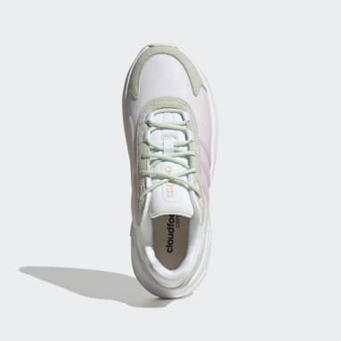 Women Sportswear White Ozelle Cloudfoam Lifestyle Running Shoes