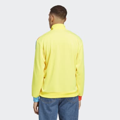 Sweat-shirt à demi-zip adidas Kidcore jaune Hommes Sportswear