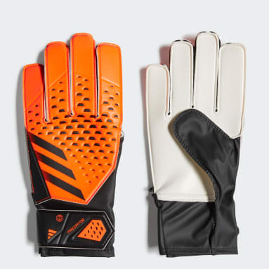 Kids Football Orange Predator Training Gloves