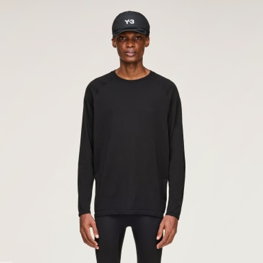 トップス Y-3 Mint 20AW Wool Long Shirt Logo Print Y-3 Long-sleeve t-shirts for Men | Online Sale up to 45% off