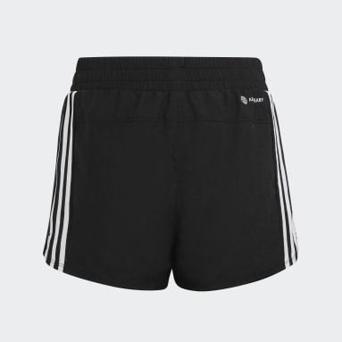 Shorts Essentials AEROREADY 3 Franjas Negro Niña Sportswear