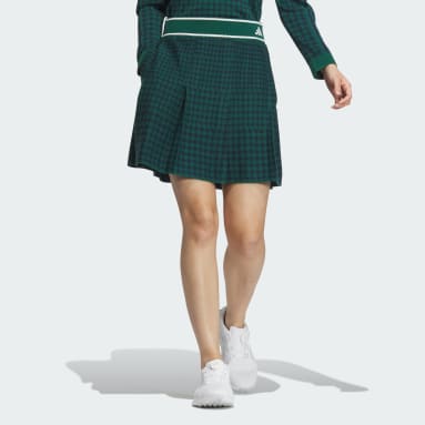 【ゴルフ】PRIMEKNIT ハウンドトゥース プリーツスカート