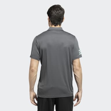 Men Tennis Grey CLUB 3STR POLO