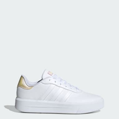 Scarpe Court Platform Bianco Donna Sportswear