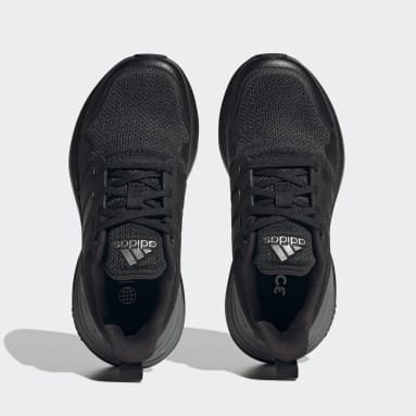 Tenis RapidaSport Bounce con Cordones Negro Niño Sportswear