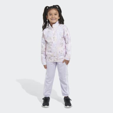 Children Sportswear White PRINT TRICOT TRK SET