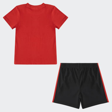 Infant & Toddler Training Red IB GRPX TEE AND SHORT SET