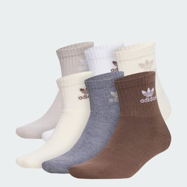Trefoil Quarter Socks 6 Pairs