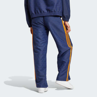 Blue and orange adidas tracksuit online