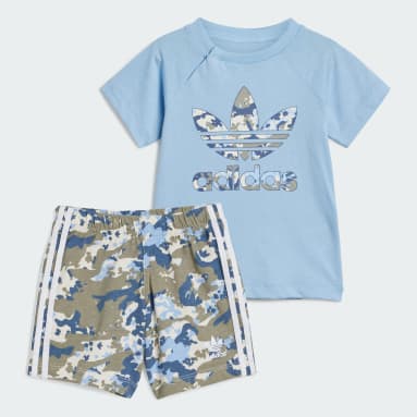 Infant & Toddler Originals Blue Camo Short Tee Set