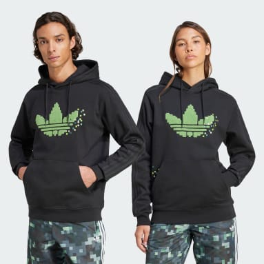 Sudadera con Gorro adidas Originals x Minecraft Estampada