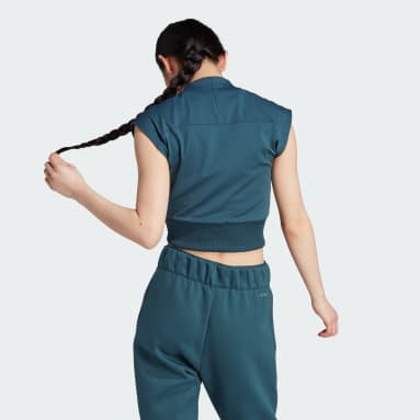 Camiseta adidas Z.N.E. Turquesa Mujer Sportswear