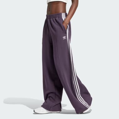 กางเกงขากว้างผ้าเฟรนช์เทอร์รีย์ทรงหลวม 3-Stripes