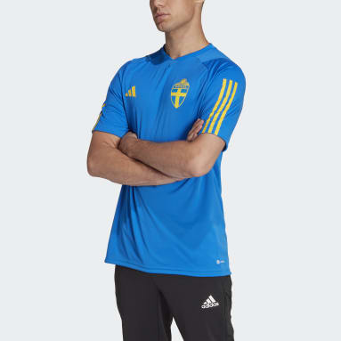 Camiseta entrenamiento Suecia Tiro 23 Azul Hombre Fútbol
