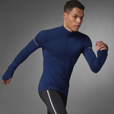 Men's Running Blue adidas Primeknit Running Mid-Layer