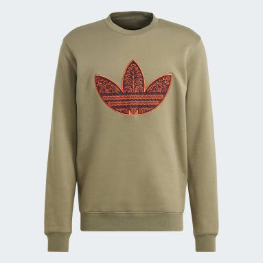 Corduroy Appliqué Crewneck Sweatshirt