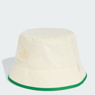 Women Originals White Trefoil Monogram Jacquard Bucket Hat