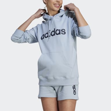 Dam Sportswear Blå Essentials Linear Hoodie