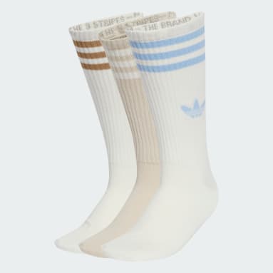 Meias de Cano Médio 3-Stripes – 3 pares