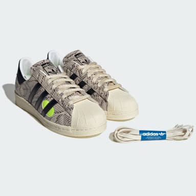 ผู้ชาย Originals สีเบจ รองเท้า Superstar 82