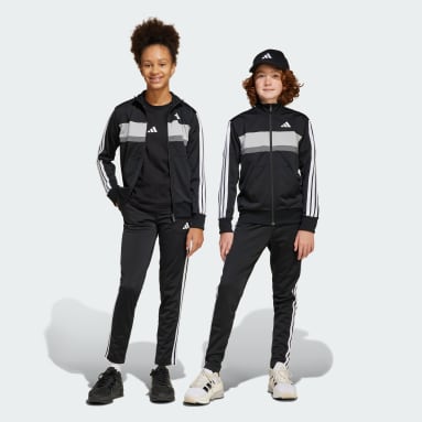 Fato de Treino em Tricô 3-Stripes Tiberio Seasonal Essentials – Criança