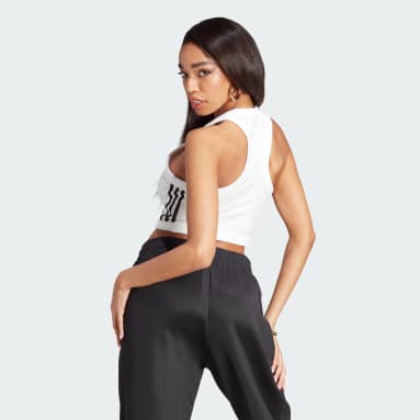 Top Adicolor Classics Short 3 bandas Blanco Mujer Originals
