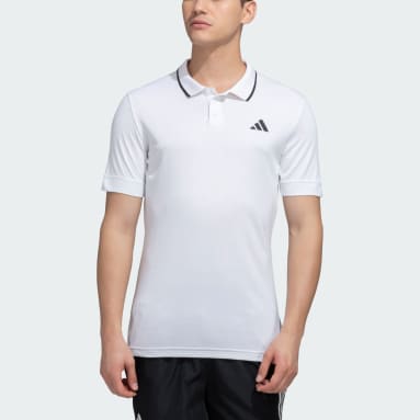 Men Tennis White T FREELIFT POLO
