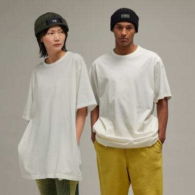 y_3 White Y-3 프리미엄 반팔 티