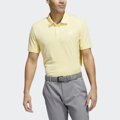 Men Golf Yellow Drive Polo Shirt